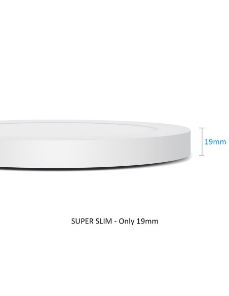 Panel Plafon Led 7In1 Podtynkowy Natynkowy Ultra Slim 30W 3 Kolory (Ww, Nw, Cw)  Led4U Ld142 Mikrofala Wbudowany Zasilacz
