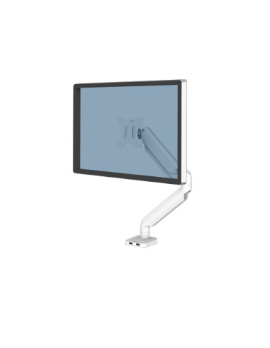 Fellowes Ergonomia Ramię Na 1 Monitor - Seria Platinum, Białe