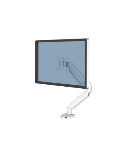 Fellowes Ergonomia Ramię Na 1 Monitor - Seria Platinum, Białe