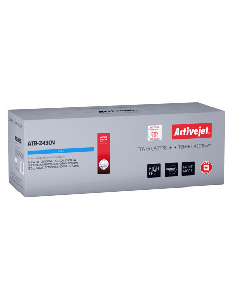 Activejet Atb-243Cn Toner (Zamiennik Brother Tn-243C  Supreme  1000 Stron  Niebieski)