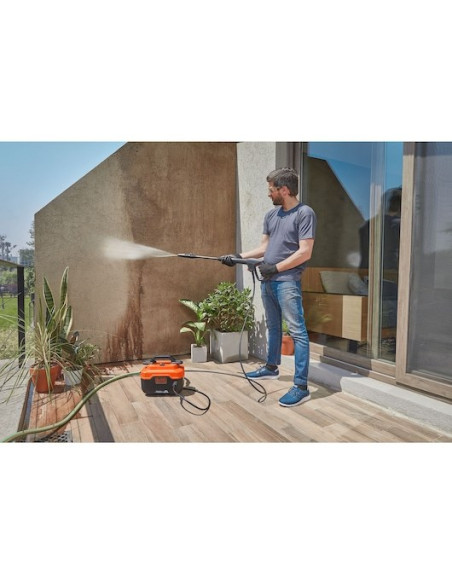 Black & Decker Bepw1300H-Qs Podkładka Ciśnieniowa Kompaktowy Prąd Elektryczny 312 L/H Pomarańczowy