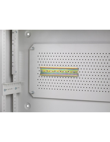 Szafa Instalacyjna Lanberg Rack Wisząca 19" 4U+3U 540X200 Niskoprofilowa Szara (Złożona)