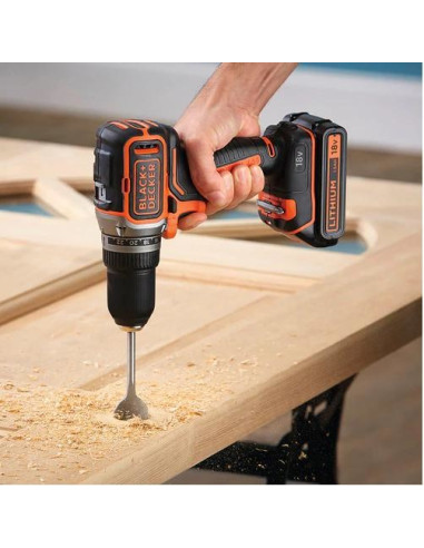 Black & Decker Bl186N 1650 Rpm Zamek Centralny Czarny, Pomarańczowy