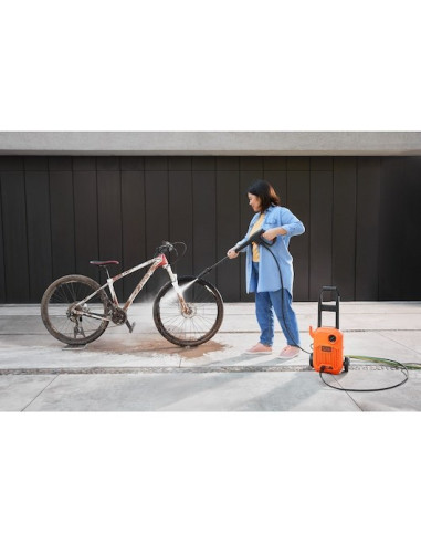 Black & Decker Bepw1300L-Qs Podkładka Ciśnieniowa Kompaktowy Prąd Elektryczny 312 L/H Pomarańczowy