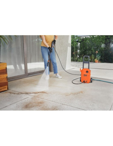 Black & Decker Bepw1300L-Qs Podkładka Ciśnieniowa Kompaktowy Prąd Elektryczny 312 L/H Pomarańczowy
