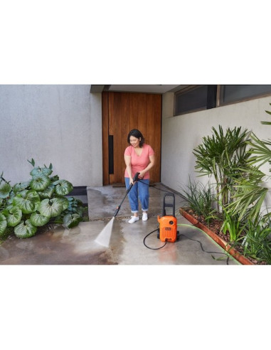 Black & Decker Bepw1300L-Qs Podkładka Ciśnieniowa Kompaktowy Prąd Elektryczny 312 L/H Pomarańczowy