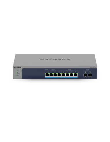 Netgear Ms510Txup Łącza Sieciowe Zarządzany L2/L3/L4 10G Ethernet (100/1000/10000) Obsługa Poe Szary, Niebieski