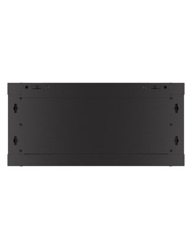 Szafa Instalacyjna Rack Wisząca 19" 4U 600X450 Czarna Drzwi Perforowane Lanberg (Flat Pack)