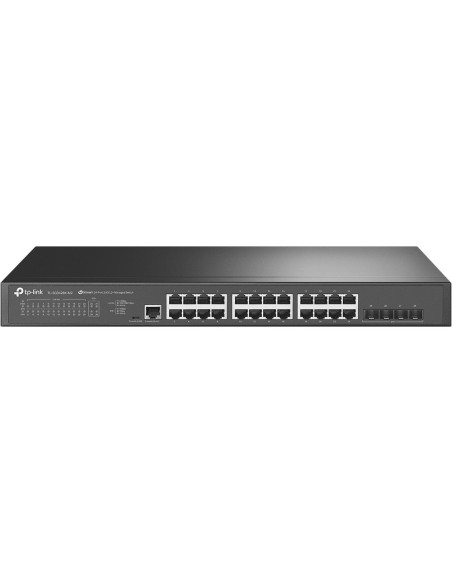 Tp-Link Jetstream Tl-Sg3428X-M2 Łącza Sieciowe Zarządzany L2+ 2.5G Ethernet (100/1000/2500) 1U Czarny