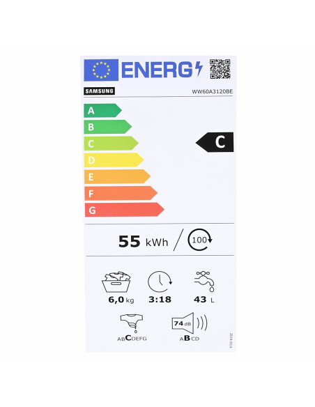 Pralka Samsung Ww60A3120Be/Eo