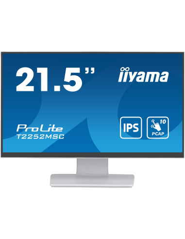 Monitor T2252Msc-W2 21.5 Cali Biały Dotykowy Z Powłoką Antyodciskową