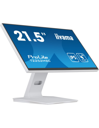 Monitor T2252Msc-W2 21.5 Cali Biały Dotykowy Z Powłoką Antyodciskową