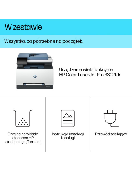 Urzadzenie Wielofunkc.hp Color Laserjet Pro 3302Fdn
