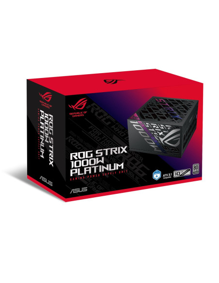 Asus Rog Strix-1000P-Gaming Moduł Zasilaczy 1000 W 20+4 Pin Atx Atx Czarny, Srebrny
