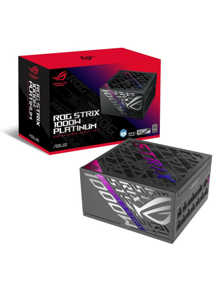 Asus Rog Strix-1000P-Gaming Moduł Zasilaczy 1000 W 20+4 Pin Atx Atx Czarny, Srebrny