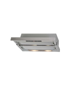 Cata Hood Tf 5260 X Telescopic, Energy Efficiency Class D, Width 60 Cm, 325 M3/H, Slider Control, Led, Inox