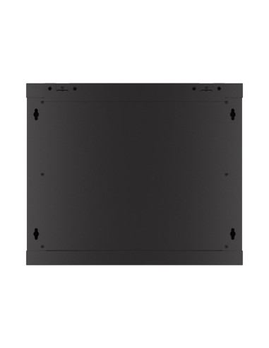 Szafa Instalacyjna Rack Wisząca 19" 9U 600X450 Czarna Drzwi Perforowane Lanberg (Flat Pack)