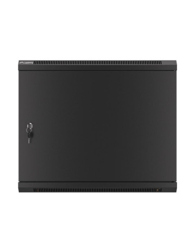 Lanberg Szafa Wisząca Rack 19" 9U 600X450 Drzwi Metalowe Czarna (Flat Pack) Wf01-6409-00B