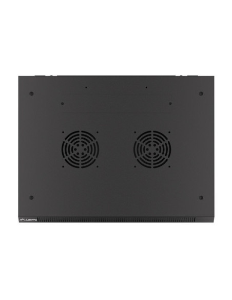 Lanberg Szafa Wisząca Rack 19" 9U 600X450 Drzwi Metalowe Czarna (Flat Pack) Wf01-6409-00B
