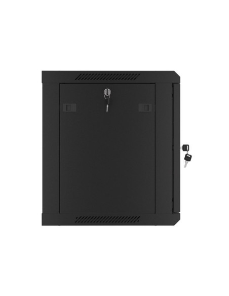 Lanberg Szafa Wisząca Rack 19" 9U 600X450 Drzwi Metalowe Czarna (Flat Pack) Wf01-6409-00B