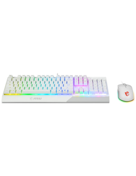 Zestaw Klawiatura + Mysz Msi Vigor Gk30 Combo White