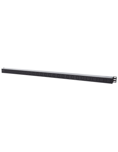 Intellinet 163675 Rozdzielacz Zasilania Pdu 24 X Gniazdo Sieciowe 32U Czarny, Biały
