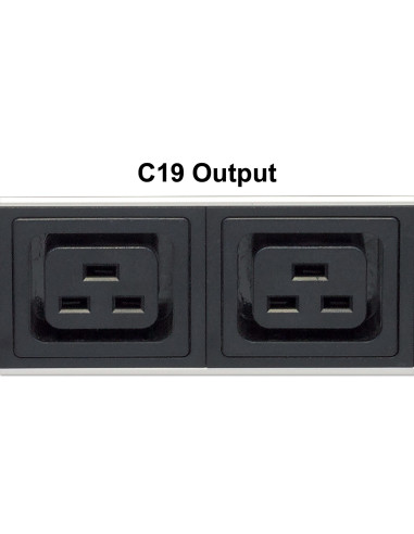 Intellinet 163675 Rozdzielacz Zasilania Pdu 24 X Gniazdo Sieciowe 32U Czarny, Biały