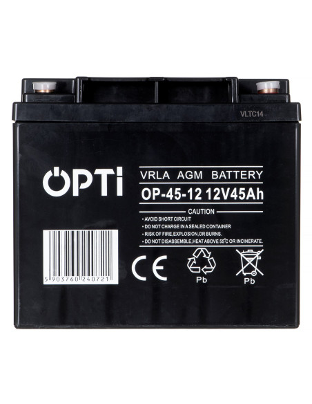 Volt Polska Akumulator Agm Opti 12V 45 Ah Vrla