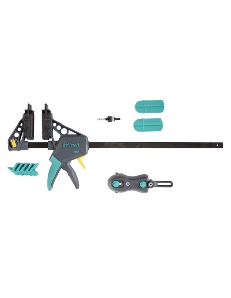 Wolfcraft Gmbh 6988000 Klamra Zacisk Stolarski Szary, Turkusowy