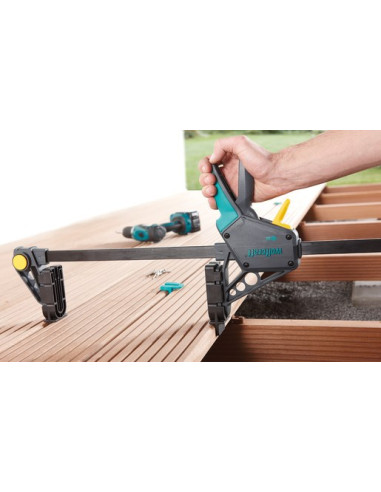 Wolfcraft Gmbh 6988000 Klamra Zacisk Stolarski Szary, Turkusowy