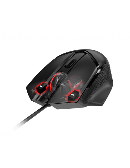 Msi Clutch Gm20 Elite Myszka Usb Typu-A Optyczna 6400 Dpi Praworęczna
