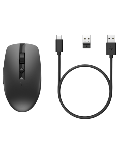 Mysz Hp 710 Rechargeable Silent Mouse Black Bezprzewodowa Z Akumulatorem Czarna 6E6F2Aa