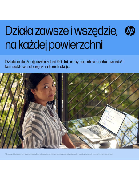 Mysz Hp 710 Rechargeable Silent Mouse Black Bezprzewodowa Z Akumulatorem Czarna 6E6F2Aa
