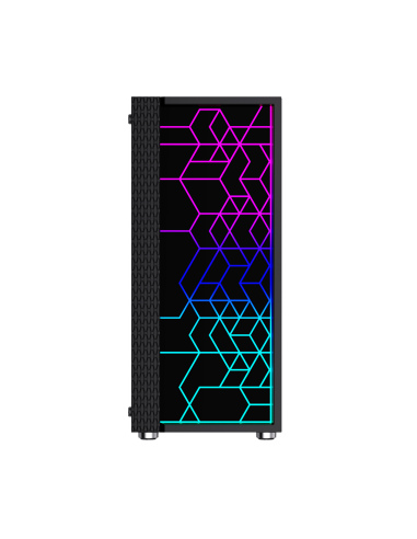 Gembird Obudowa Fornax 2500 Midi-Tower (1X Usb 3.0, 2X Usb 2.0, Hd Audio, Szklany Panel Boczny) Czarna