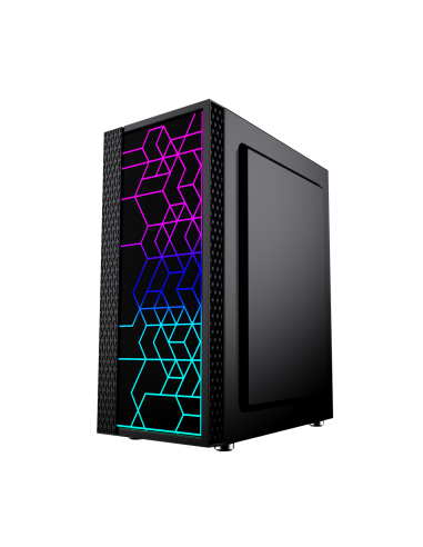 Gembird Obudowa Fornax 2500 Midi-Tower (1X Usb 3.0, 2X Usb 2.0, Hd Audio, Szklany Panel Boczny) Czarna