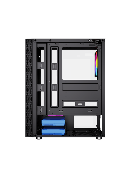 Gembird Obudowa Fornax 2500 Midi-Tower (1X Usb 3.0, 2X Usb 2.0, Hd Audio, Szklany Panel Boczny) Czarna