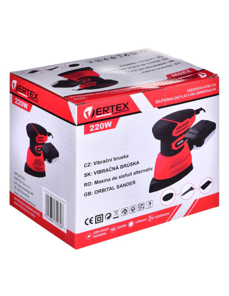 Vertex Szlifierka Oscylacyjna 220W Uniwersalna