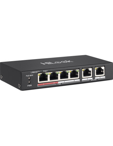 Switch Poe Hilook By Hikvision Sw-06-Poe 6-Portowy
