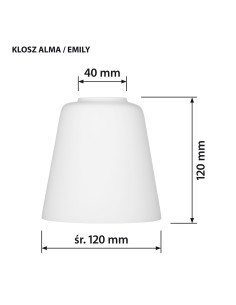 Lampa Wisząca Activejet Aje-Alma 3P E27 3X40W 2