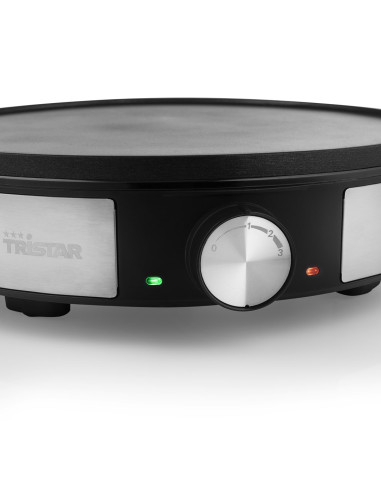 Tristar Bp-2638 Urządzenie Do Smażenia Naleśników 1 Naleś. 1200 W Czarny, Stal Nierdzewna