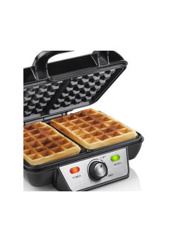 Tristar Wf-2195 Gofrownica 2 Gof. 1000 W Czarny, Stal Nierdzewna