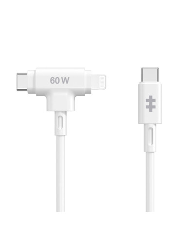 Hyper Hyperjuice Kabel Usb Usb 2.0 1,5 M Usb C Usb C/Lightning Biały