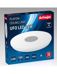 Nowoczesny Plafon Sufitowy Led Activejet Ufo 24W 2