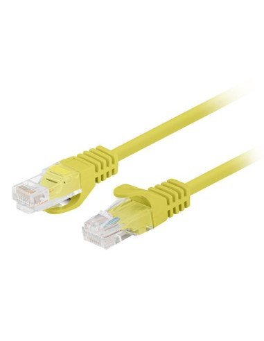 Patchcord Kat.6 Utp 3M Żółty Fluke Passed Lanberg 10-Pack