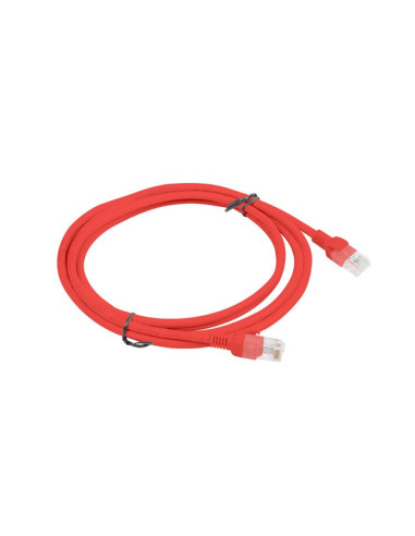 Patchcord Kat.6 Utp 2M Czerwony Fluke Passed Lanberg 10-Pack