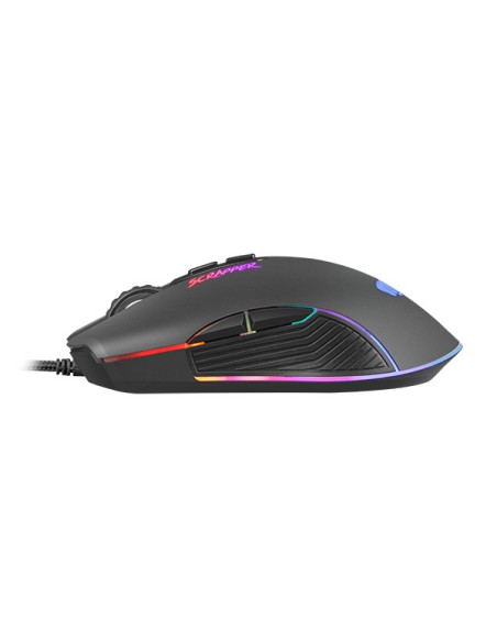 Fury Mysz Dla Graczy Scrapper 6400Dpi Rgb Nfu-1699
