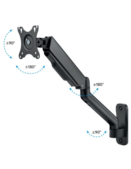 Techly Ica-Lcd G112E Uchwyt / Stojak Do Monitorów 81,3 Cm (32") Ściana Czarny