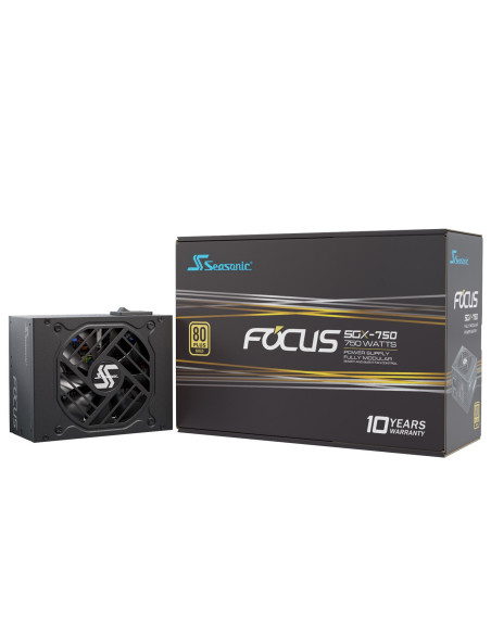 Seasonic Focus Sgx-750 (2021) Moduł Zasilaczy 750 W 20+4 Pin Atx Sfx Czarny