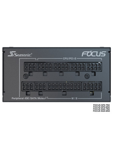 Seasonic Focus Sgx-750 (2021) Moduł Zasilaczy 750 W 20+4 Pin Atx Sfx Czarny