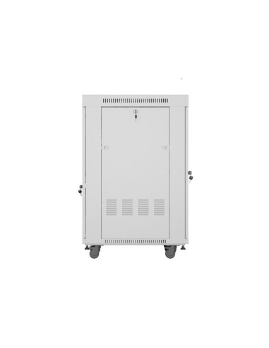 Lanberg Szafa Rack Stojąca 19" 22U 600X800 Szara Drzwi Szklane Lcd V2 (Flat Pack)